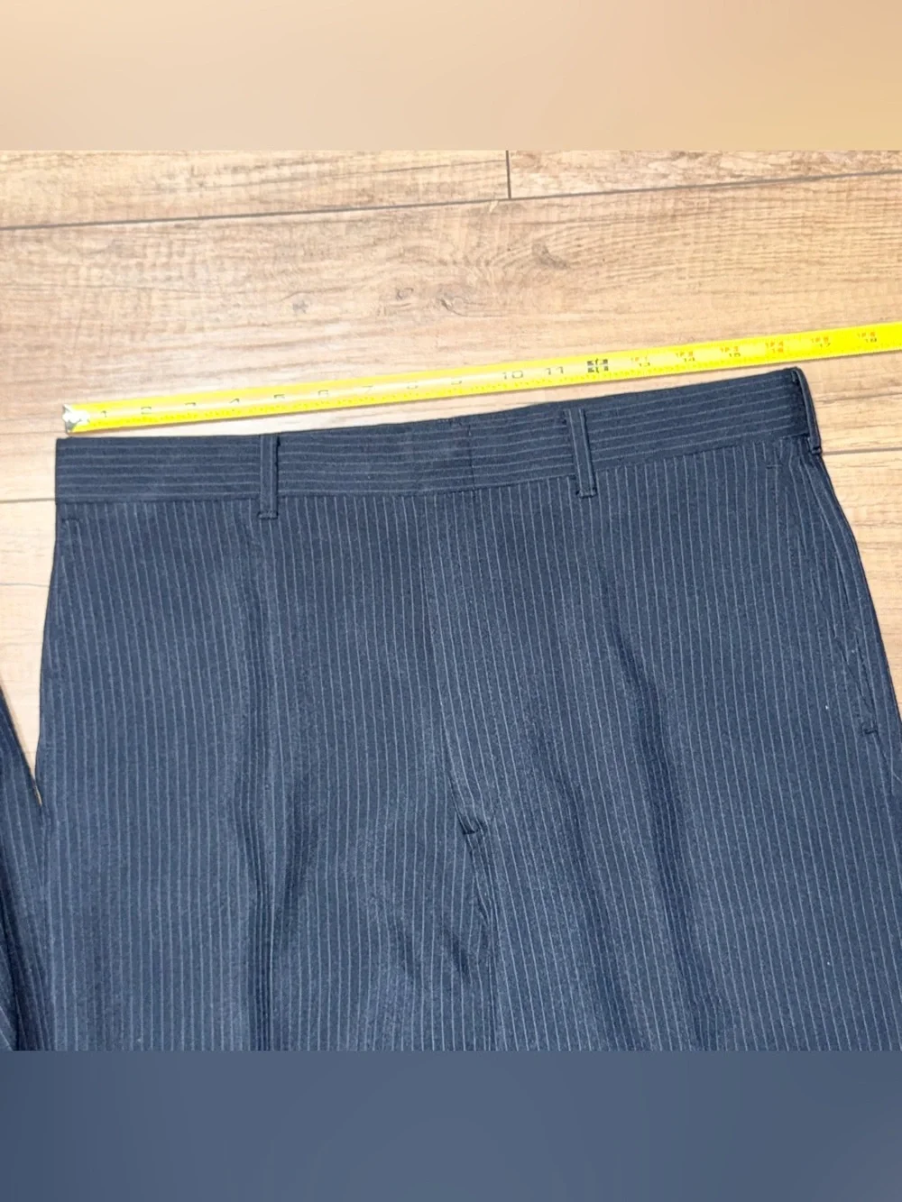 Kuppenheimer Vintage USA Made 3pc Navy Pinstriped Suit Set Mens 40R - 32W x 29L
